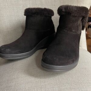 Arch fit rise-Elegant bootie chocolate brown